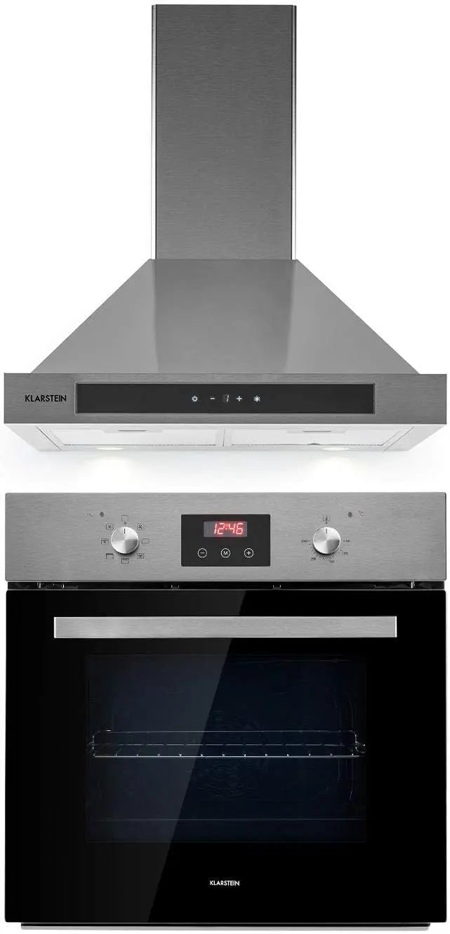 Klarstein four A/50-250 – 68 L, noir, argenté