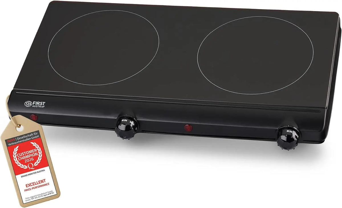 TZS plaque de cuisson – 2500W, 2 x 150 mm