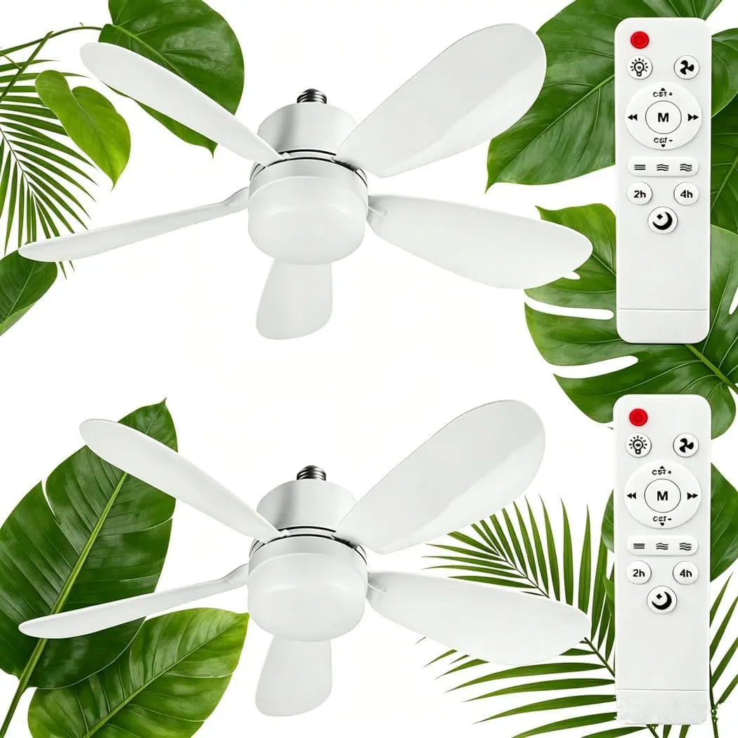 Lot ventilateur E27/E26 – 40W, blanc
