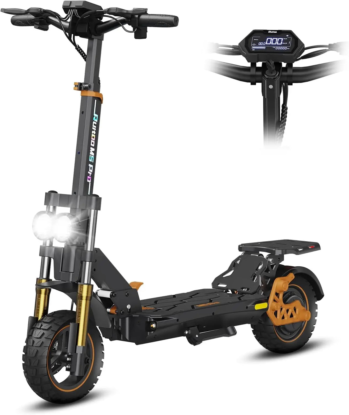 Ruitoo trottinette 75-80KM – électrique, 10 Pouces, 48V, 20.8Ah