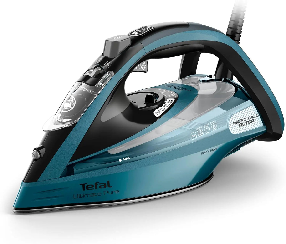 Tefal fer à repasser – 3200 W, noir, bleu