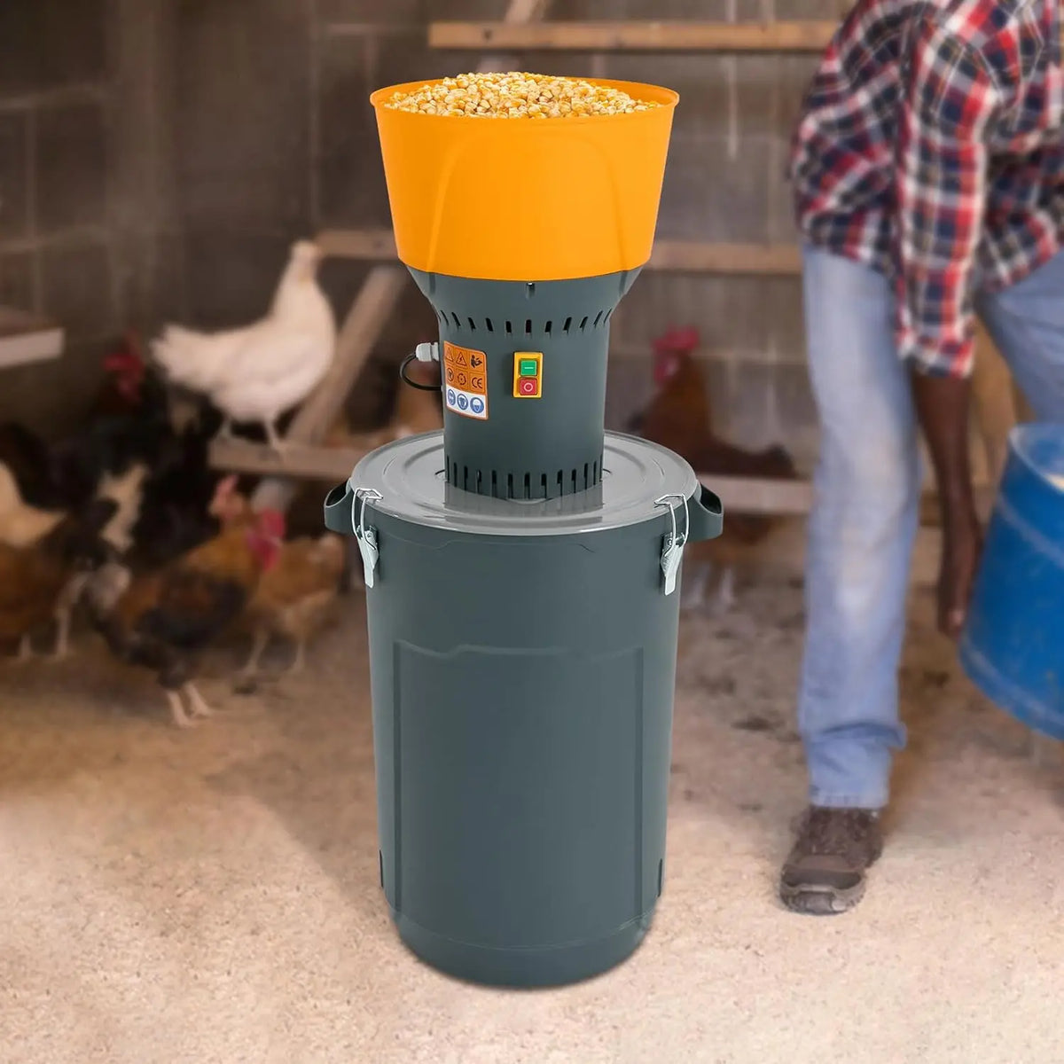 Moulin alimentaire – électrique, 1300W, 60L