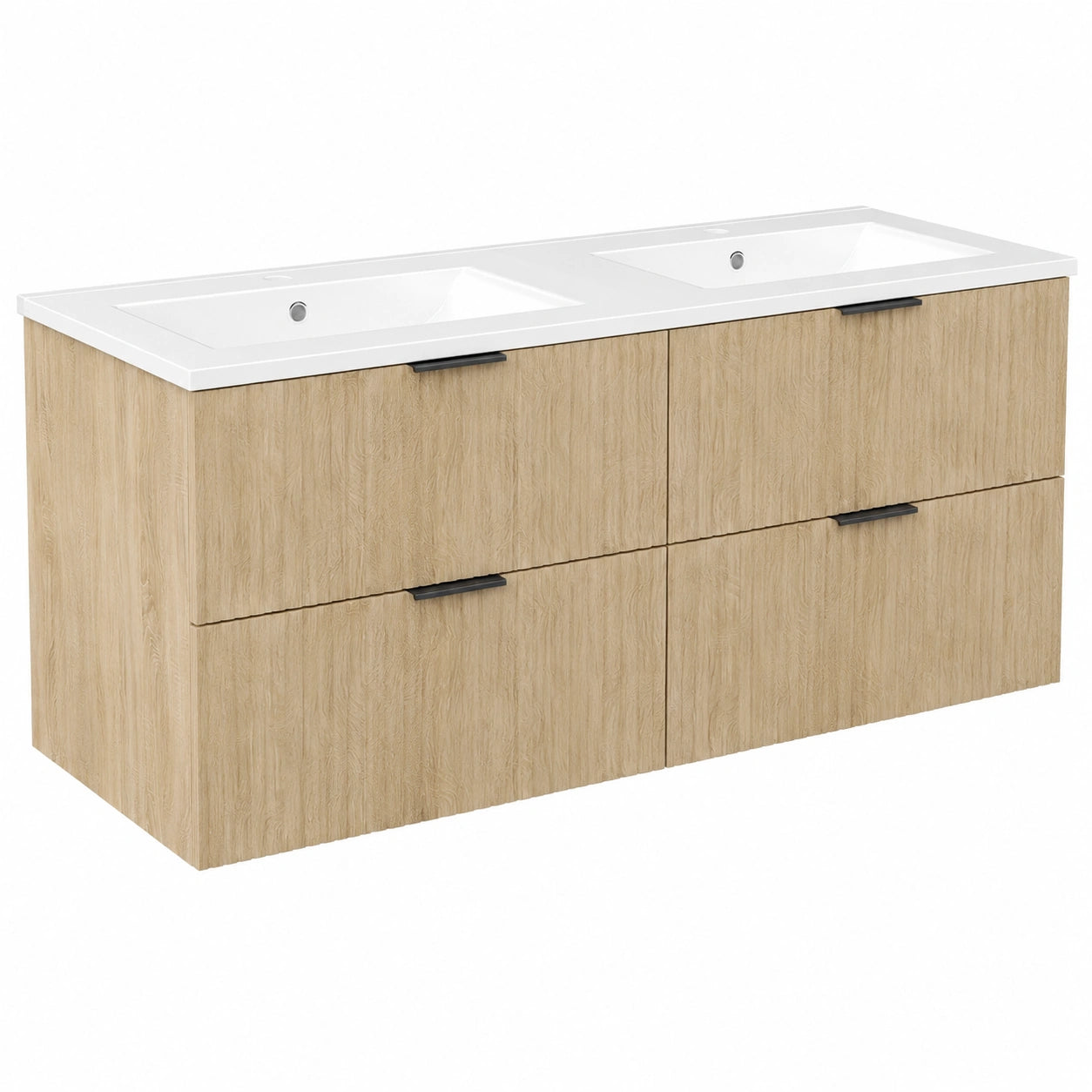 Ensemble de meubles de salle de bain, avec tiroirs, en chêne, pour la salle de bain
