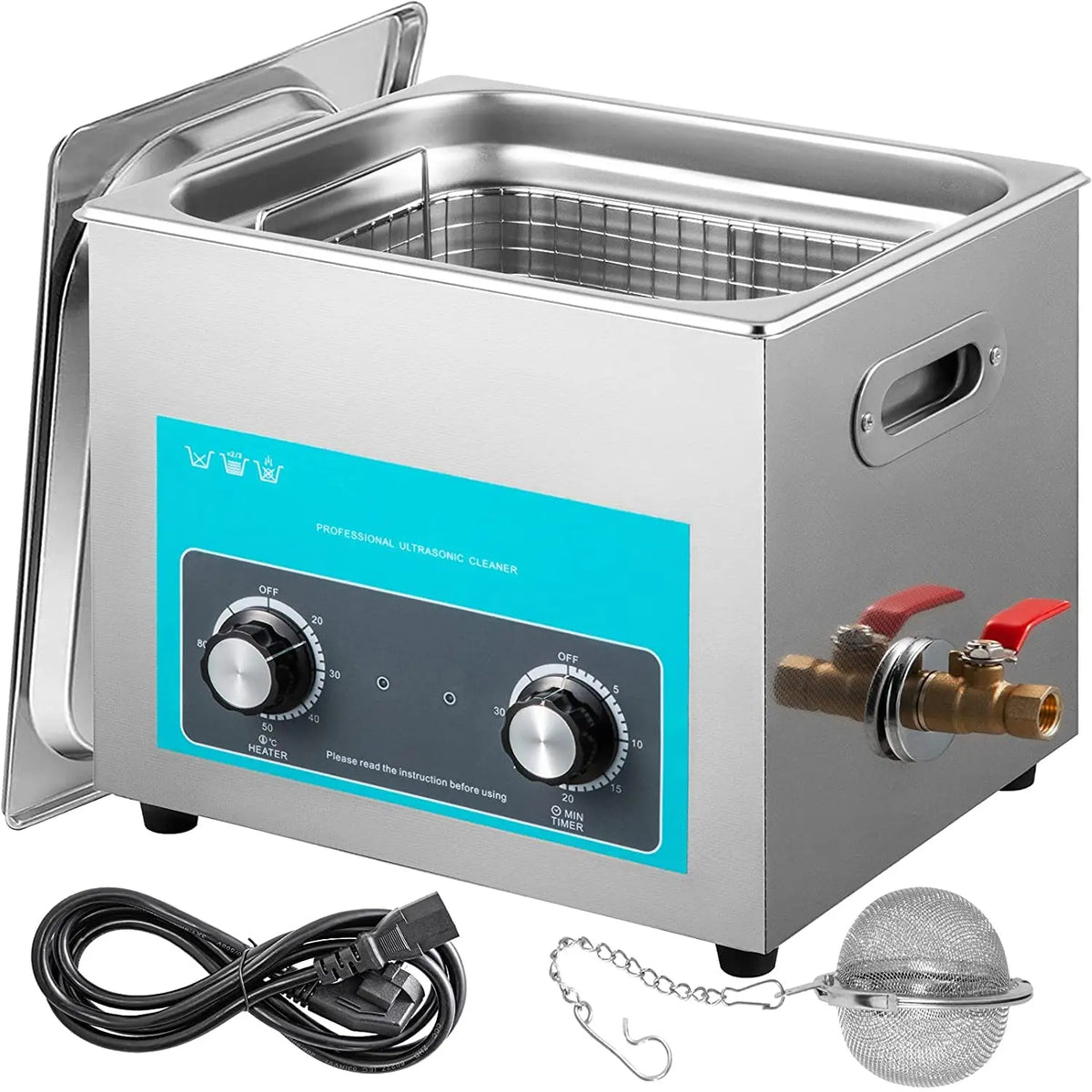 Moh appareil de nettoyage – 220 V, 10 L, argenté