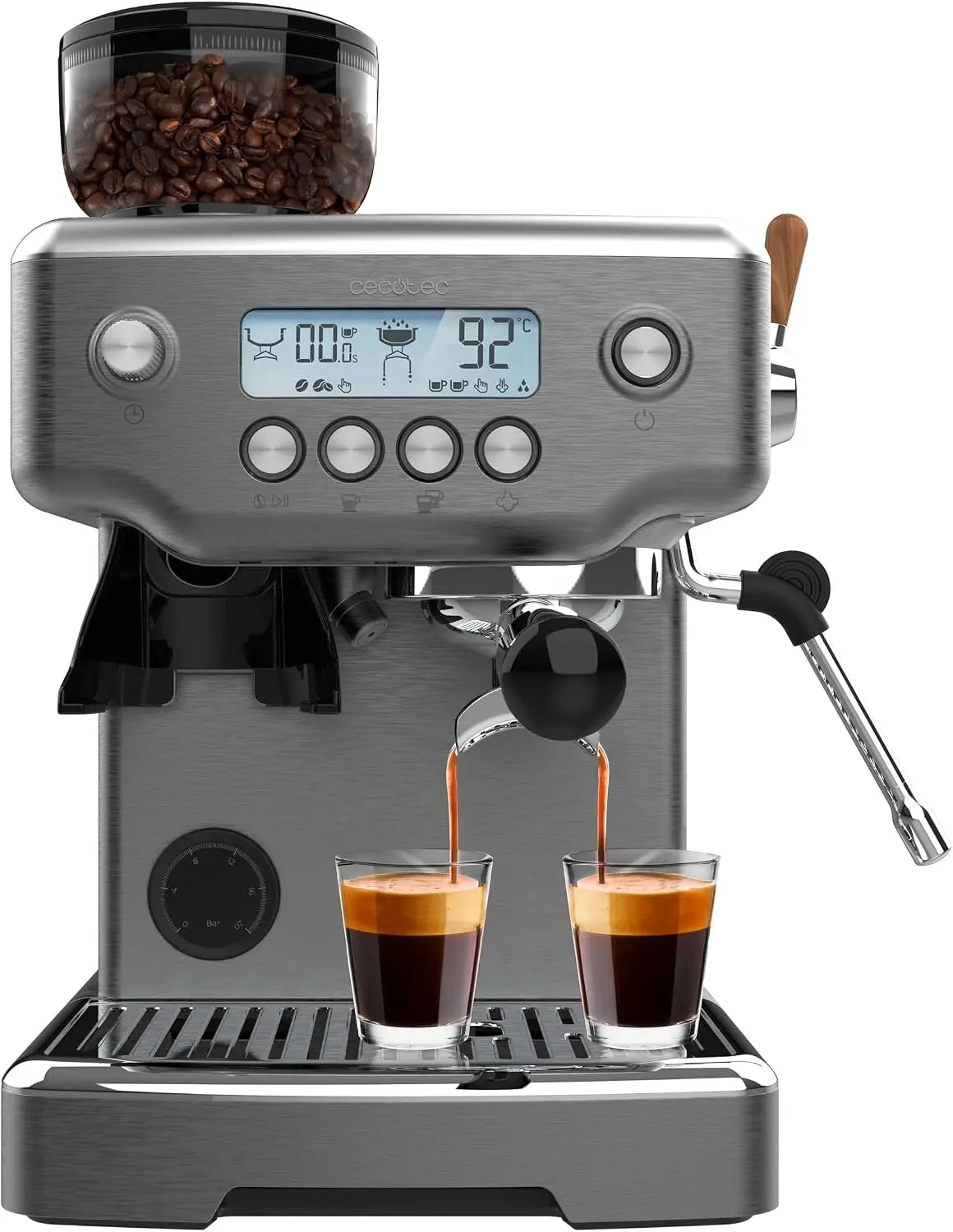 Cecotec machine à café 2.1L – 30 Niveaux, 2200W, 2.1L