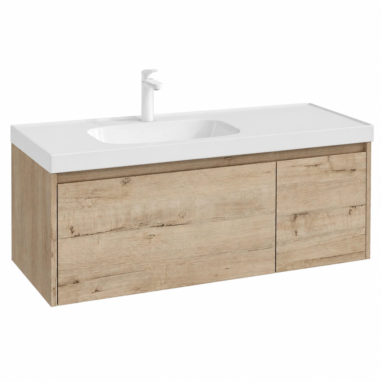 Ensemble de meubles de salle de bain, 2 pièces, 100 x 48 x 50 cm, pour la salle de bain