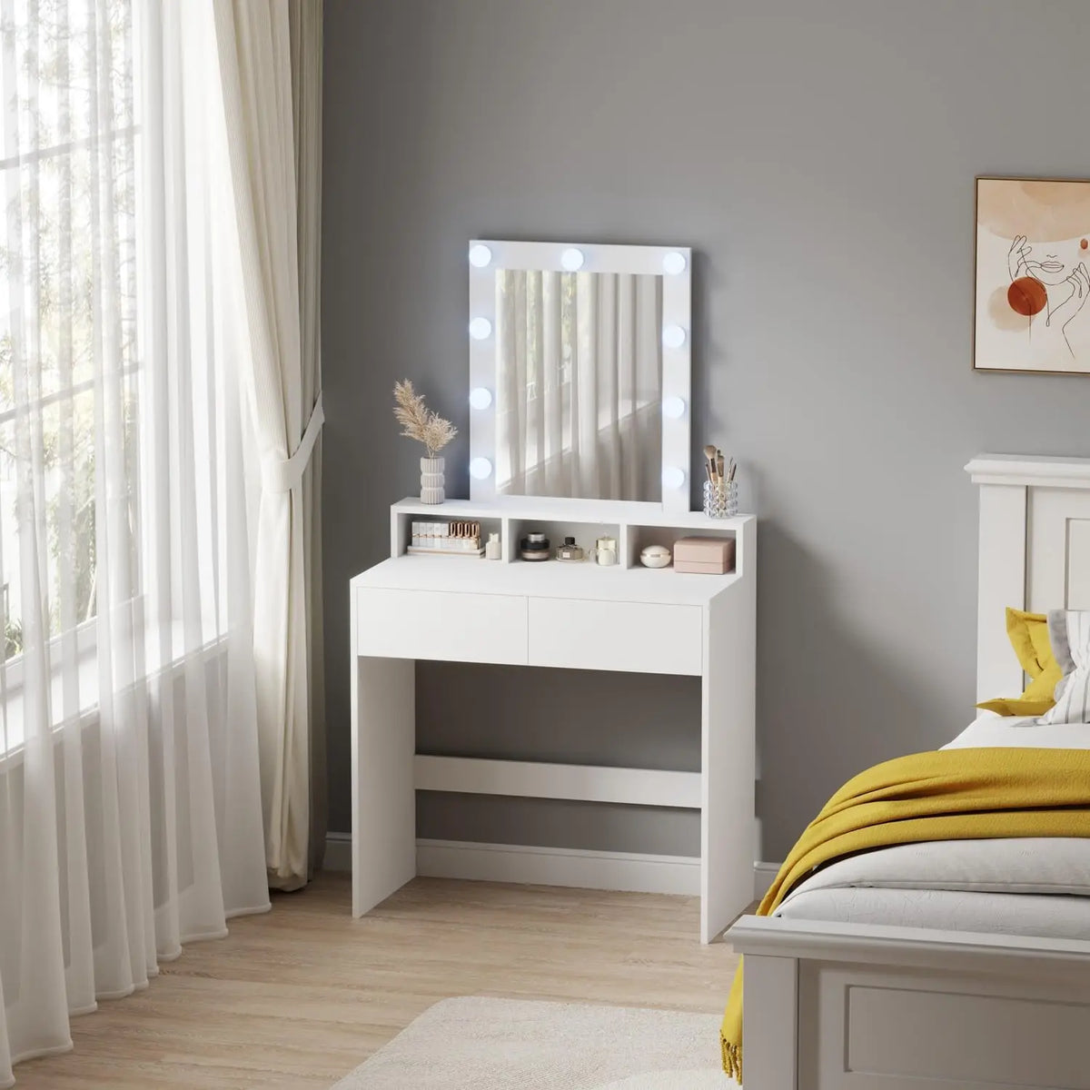 WestWood coiffeuse – blanc