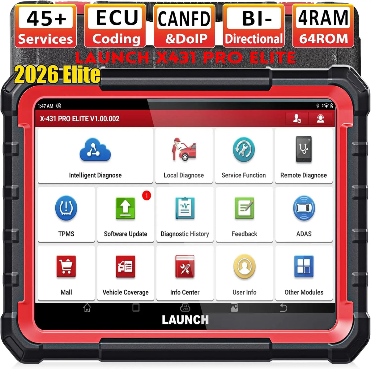 LAUNCH valise X431