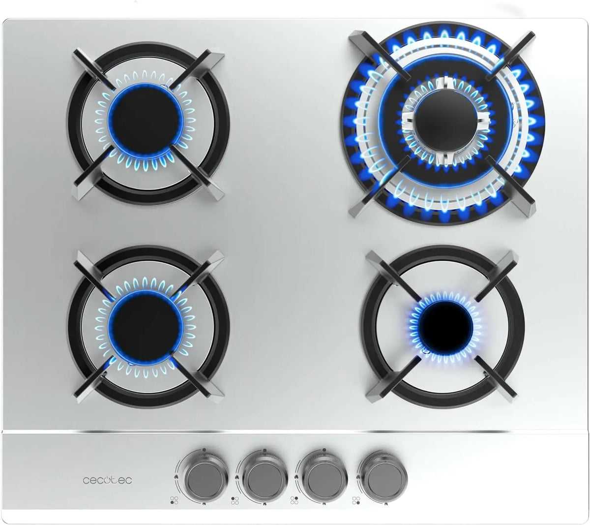 Cecotec plaque de cuisson 4200S – électrique, 8000W, argenté