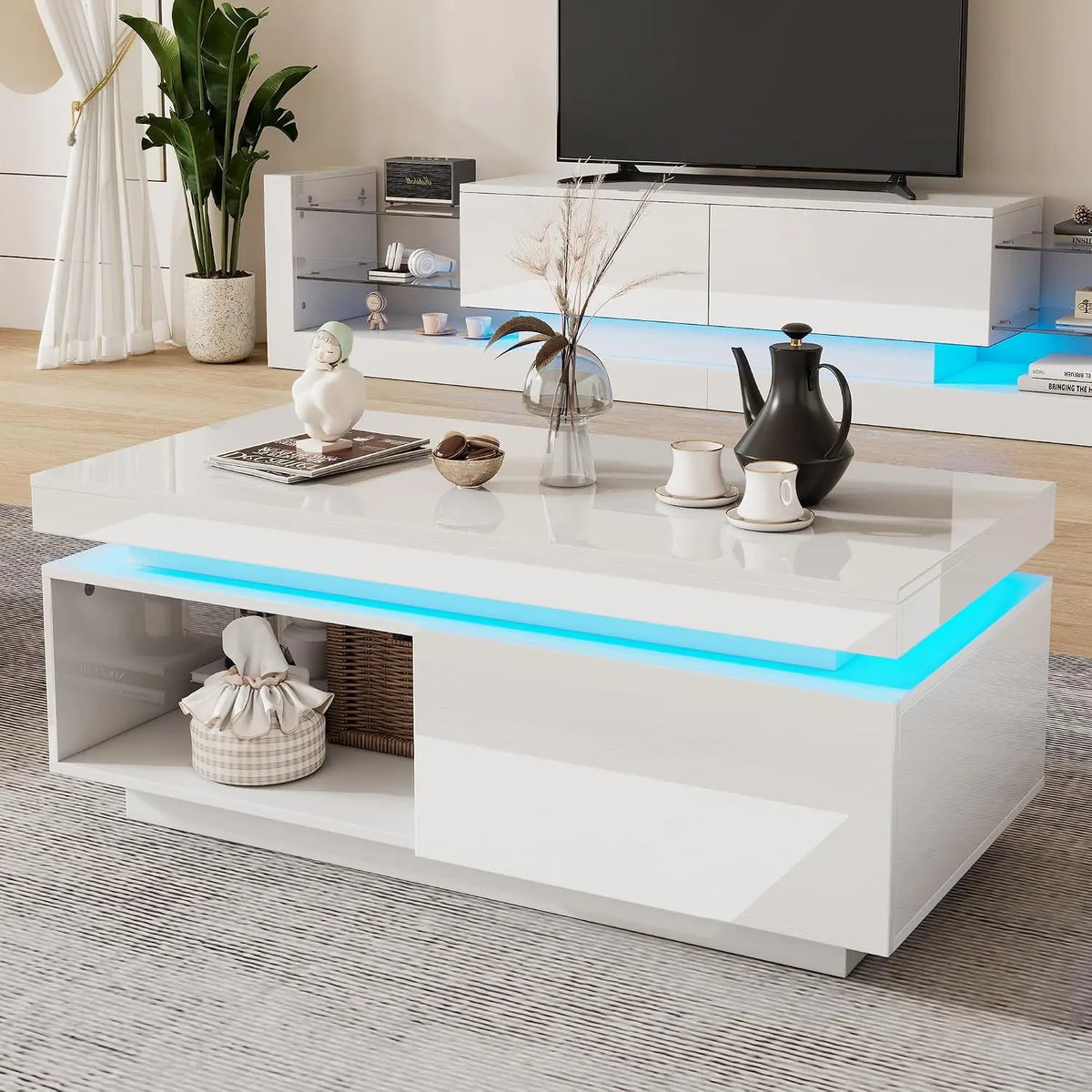 OKMYHOME table – 100 × 50 cm, blanc