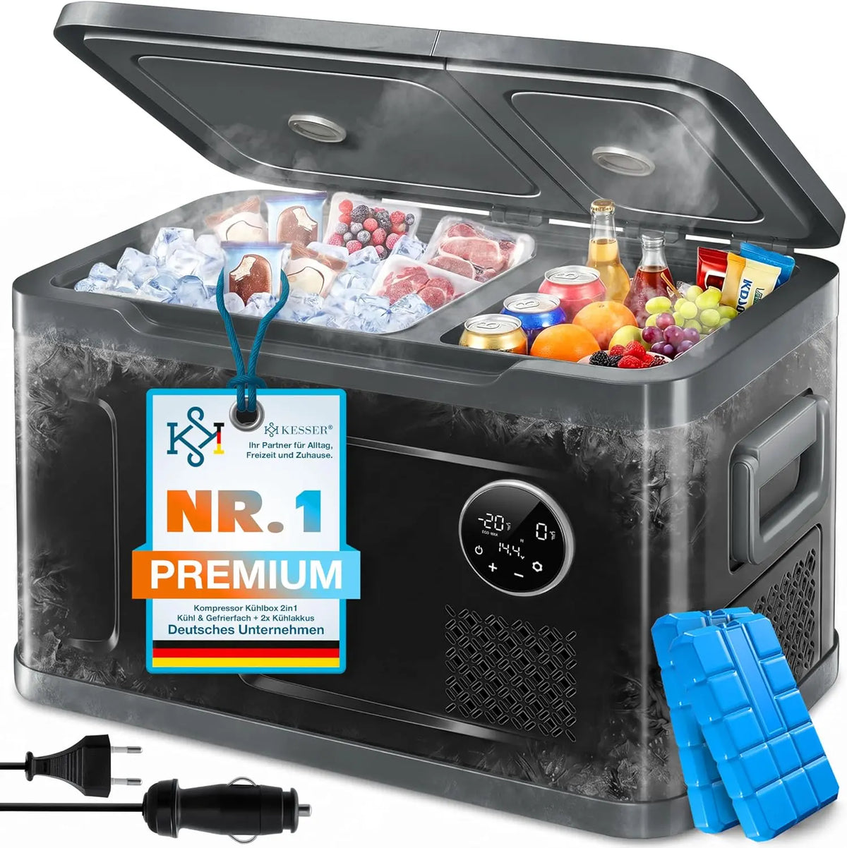 KESSER glacière – électrique, 24 V / 230V, 40 Litres