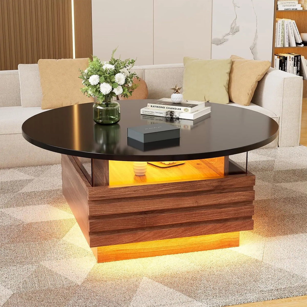 Table – noir, marron