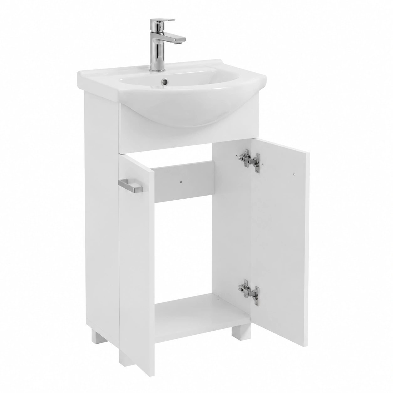 Ensemble de meubles de salle de bain, coloris blanc, 85 x 50 x 40 cm, pour la salle de bain
