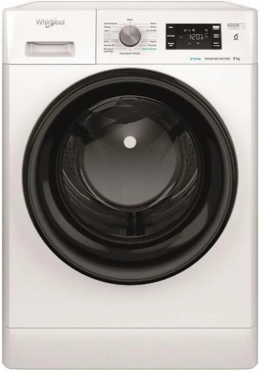 Whirlpool lave-linge FFB8469BVFR – blanc