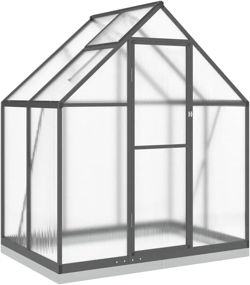 VidaXL serre – 169x114x202 cm, gris anthracite