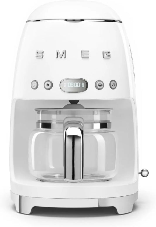 Smeg machine à café DCF02WHEU – 2 Niveaux, 1050 W, blanc