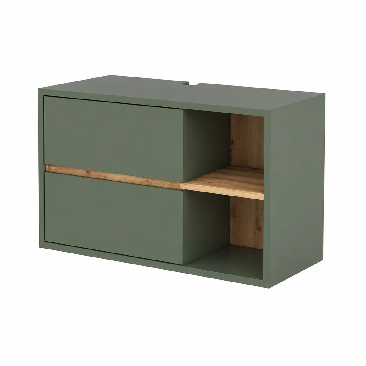 Ensemble de meubles de salle de bain, coloris vert, pour la salle de bain