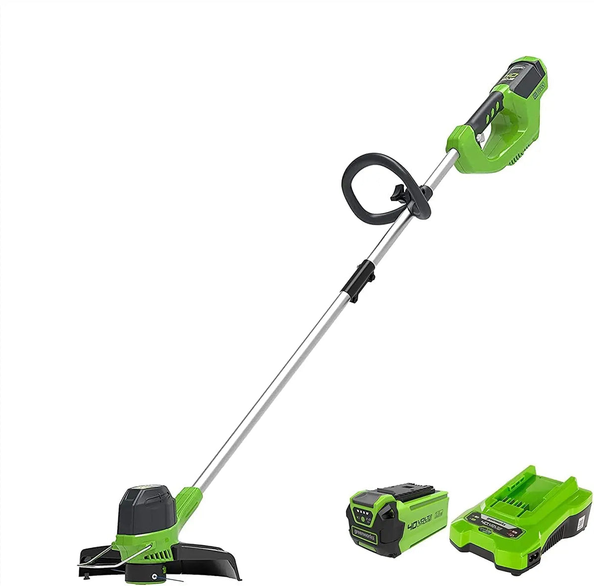 Greenworks outil de coupe pour jardin G40LTK2 – sans fil, 40 V, 2Ah