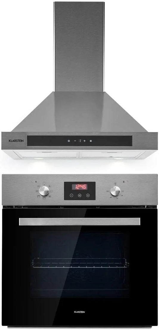 Klarstein four A/50-250 – 68 L, noir, argenté