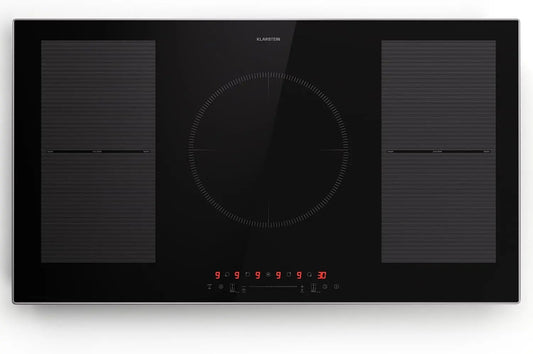 Klarstein plaque de cuisson – 7000W, noir, argenté