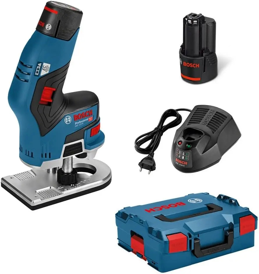Bosch Professional défonceuse ou affleureuse 12V-8 12V-40 – sans fil, 12V, 3,0 Ah