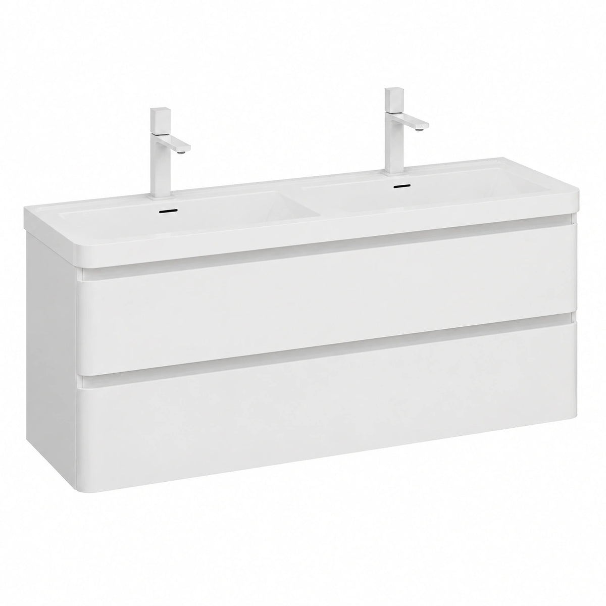 Ensemble de meubles de salle de bain, 2 pièces, 120 x 48 x 55 cm, pour la salle de bain