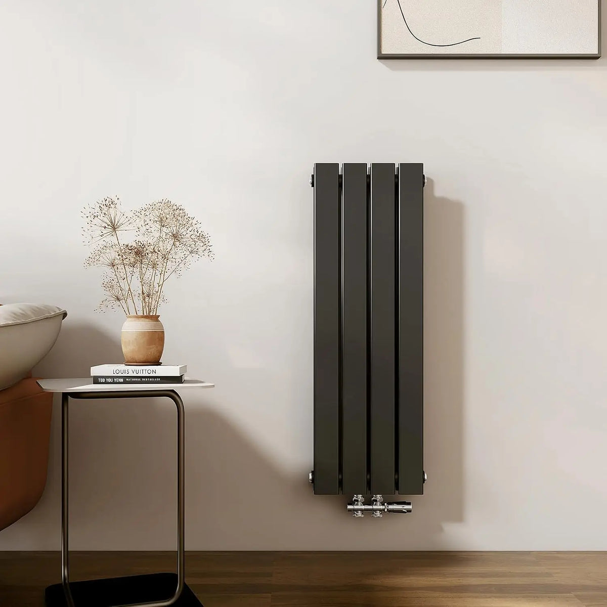 EMKE appareil de chauffage – 559 W, 900 x 304 mm, noir