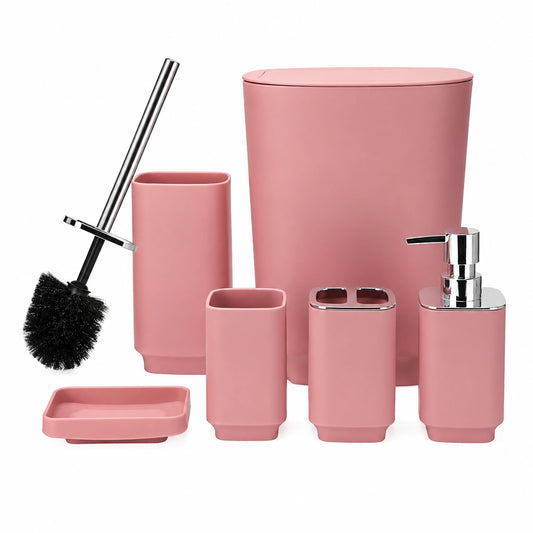 Ensemble de meubles de salle de bain, coloris rose, pour la salle de bain