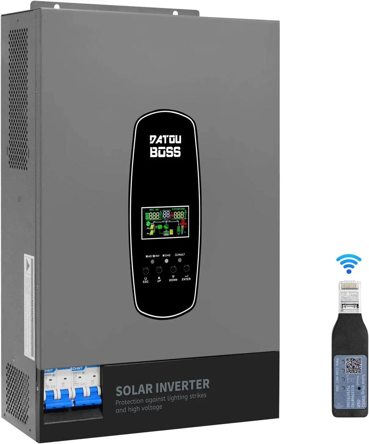 DATOUBOSS onduleur 120A – 48V, 6200W / 8500W / 6500W, sans batterie
