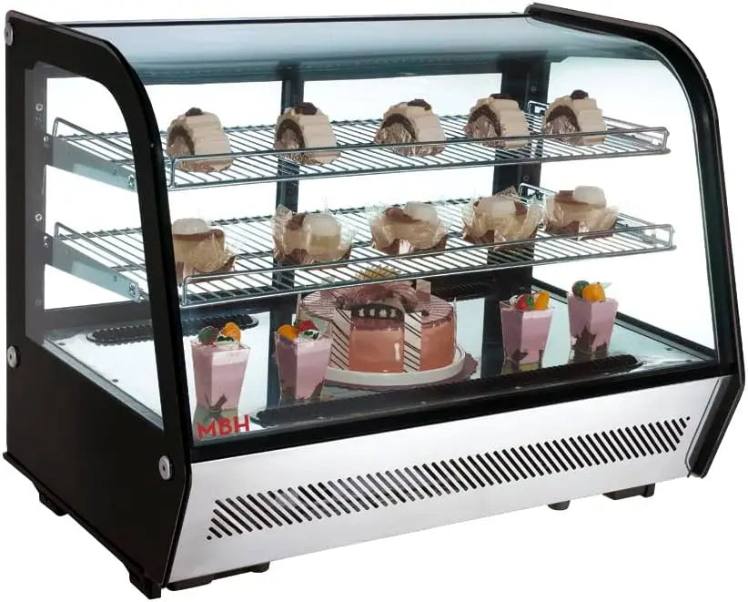 MBH vitrine – 3 niveaux, 100 litres