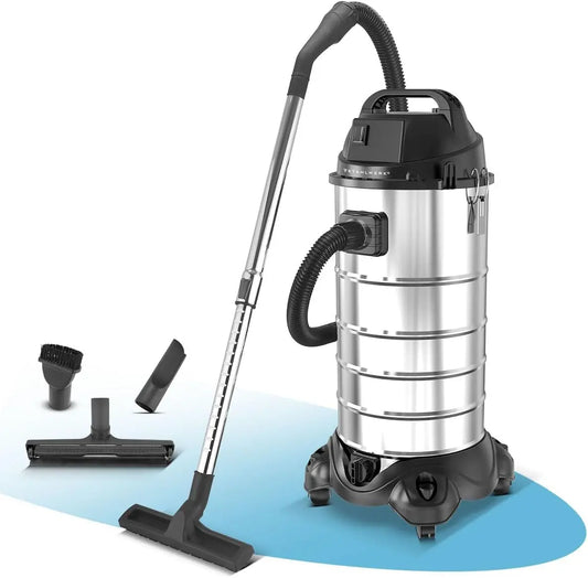 STAHLWERK aspirateur VCL-1500 – 1500 W, 40 l, argenté