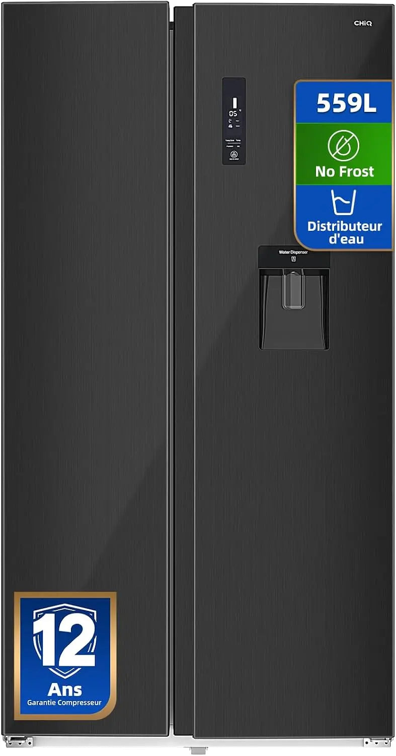 CHiQ réfrigérateur – 559L, noir