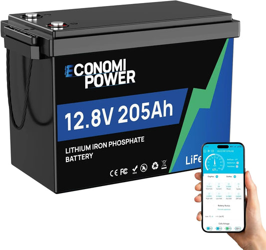 Lithium batterie – 12V, 200Ah / 205 Ah