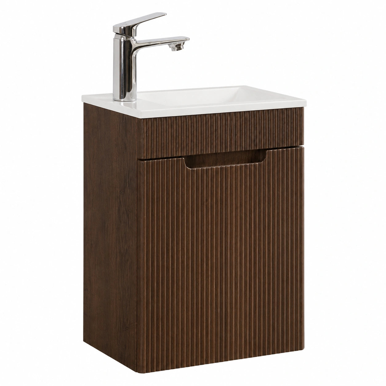 Ensemble de meubles de salle de bain, coloris brun, pour la salle de bain