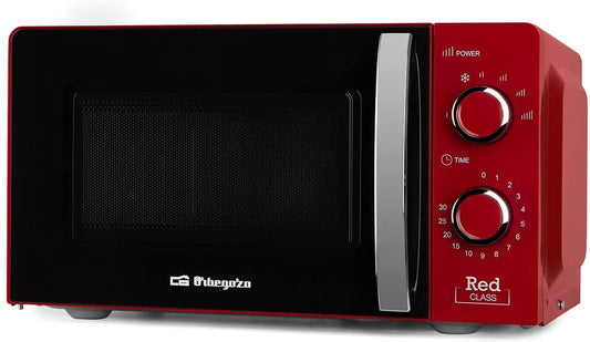 Orbegozo four à micro-ondes – 6 niveaux, 700 W, 20 l, rouge