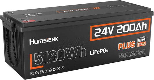 Humsienk batterie 250A – 24V, 200Ah
