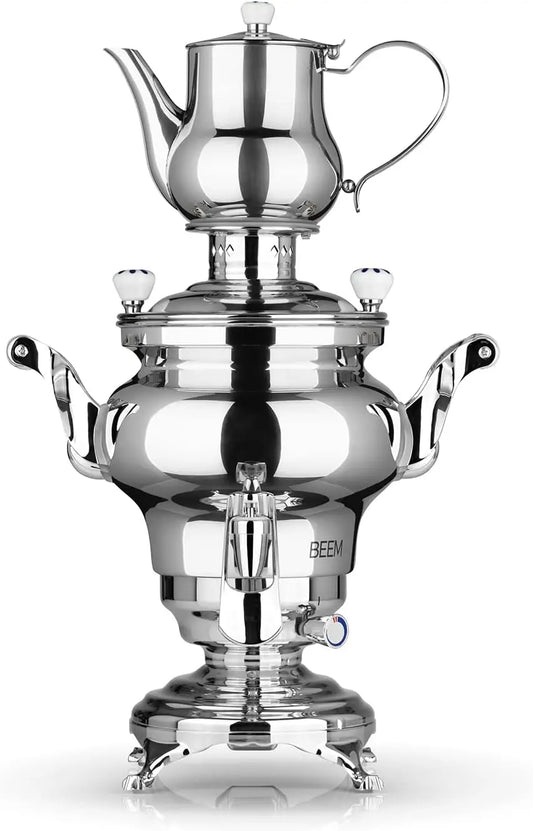 BEEM machine à thé – électrique, 1800 W, 3 l, argenté