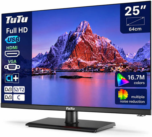 TuTu téléviseur TU25Q1F-EM – 25 Pouces, 220 V