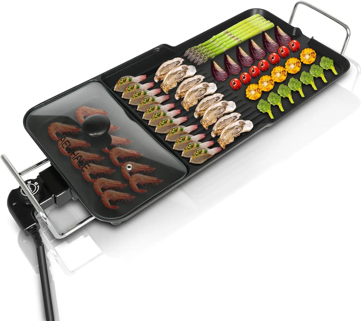 AEWHALE appareil de cuisson – électrique, 2000 W, noir