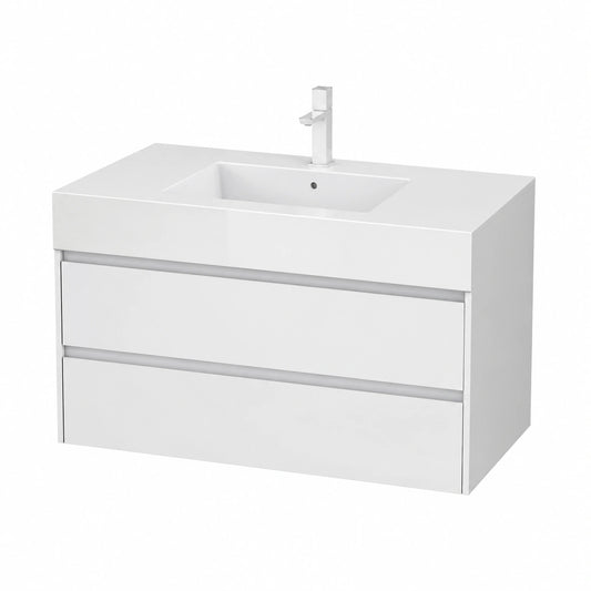Ensemble de meubles de salle de bain, 2 pièces, 120 x 48 x 50 cm, pour la salle de bain
