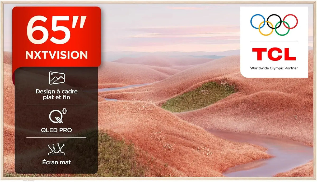 TCL téléviseur A300W – 4K, 65 pouces, 144 Hz