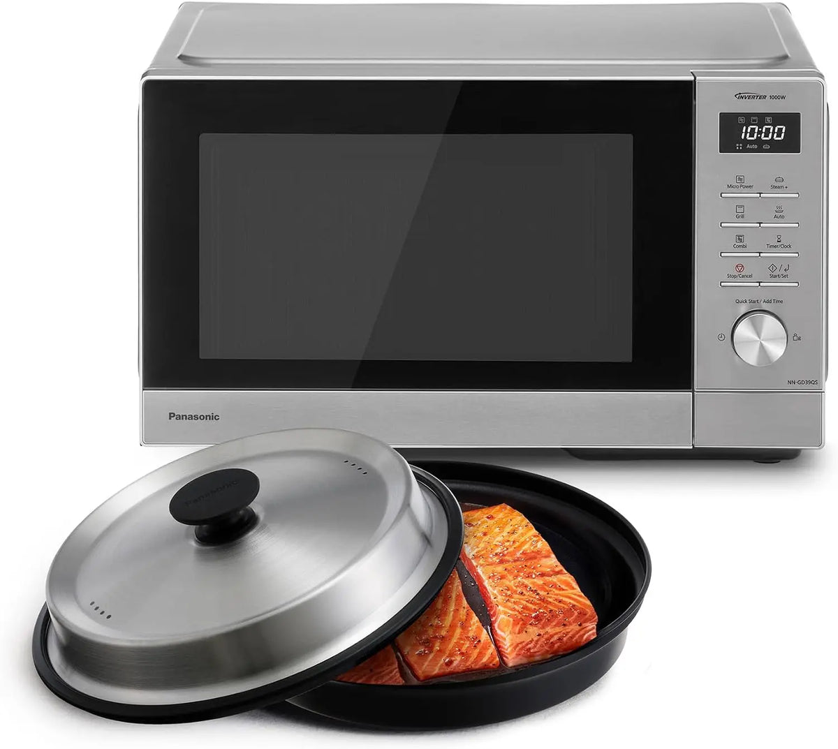 Panasonic four NN-GD39QSEPG – 1000W, 29L, argenté