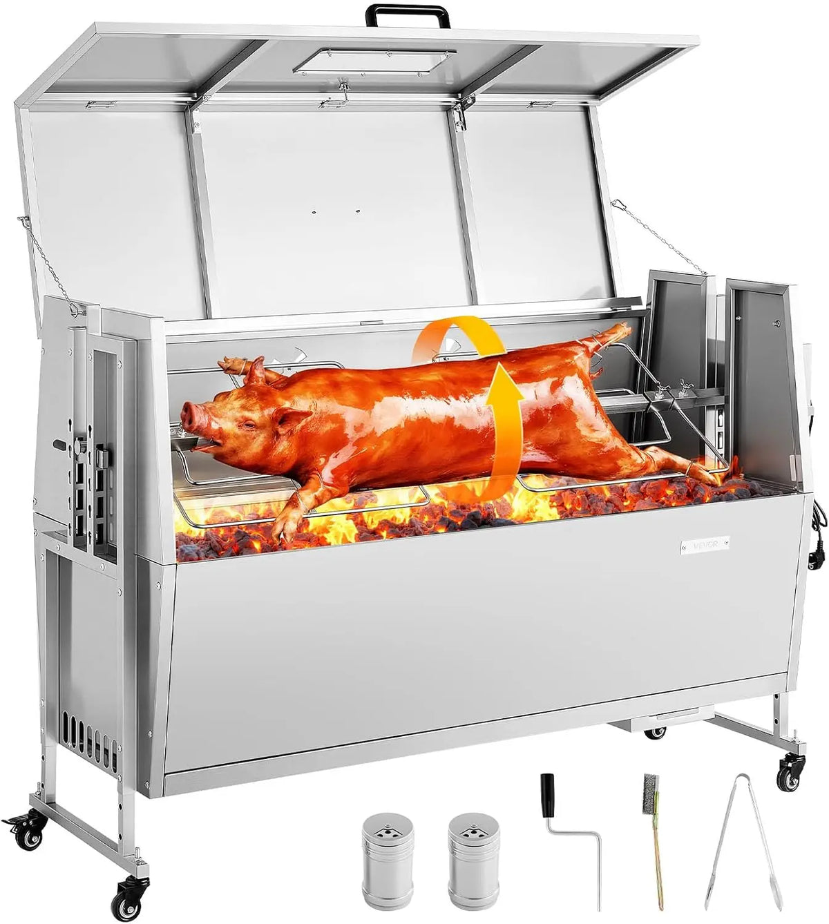 VEVOR appareil de cuisson – électrique, 4 Niveaux, 38 W, argenté
