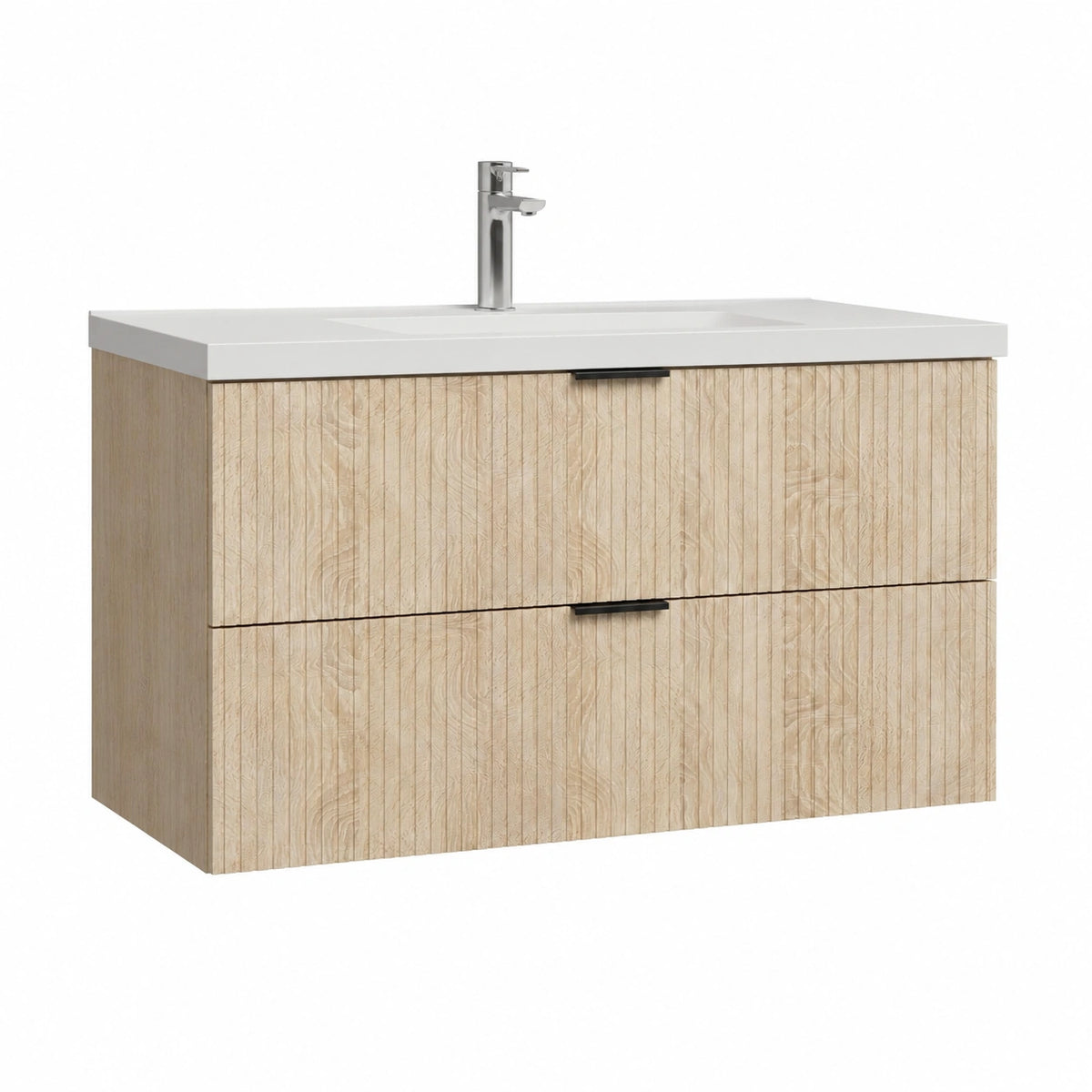 Ensemble de meubles de salle de bain, en chêne, avec tiroirs, pour la salle de bain
