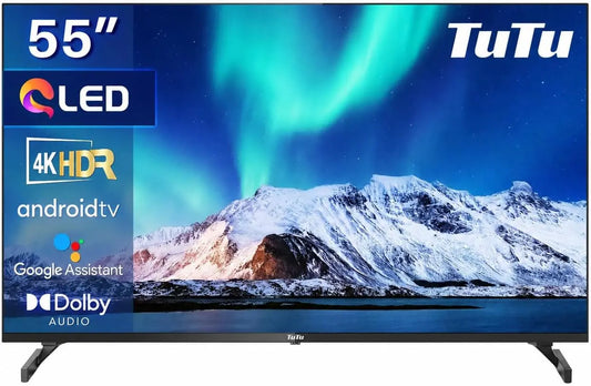 TuTu téléviseur TUQ55UN1 DVB-T/T2 DVB-S/S2 – 55 Pouces