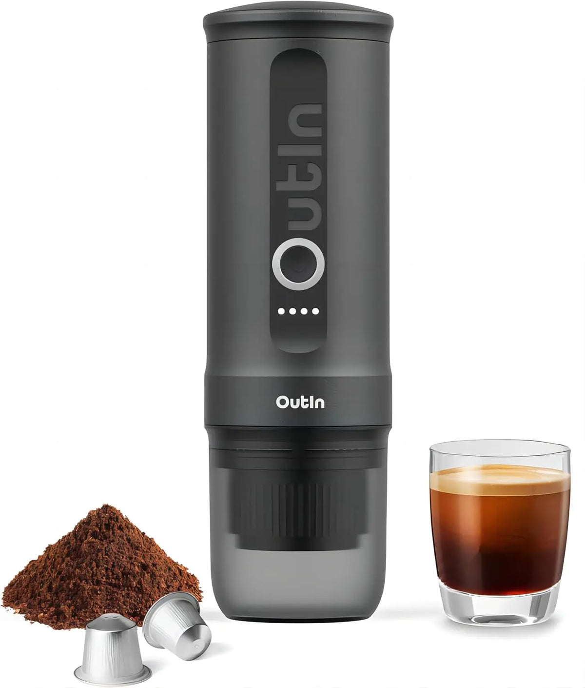 OutIn machine à café – électrique, gris