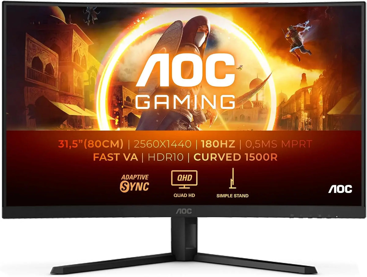 AOC écran CQ32G4VE – 180Hz, noir
