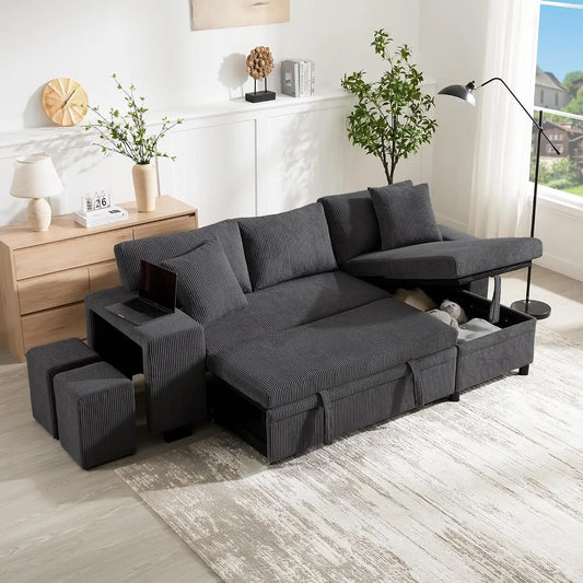 Canapé – 3 Places, gris