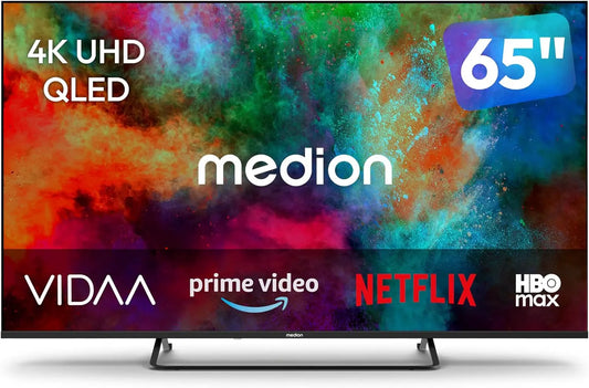 MEDION téléviseur MD865602 – 4K, 65 pouces