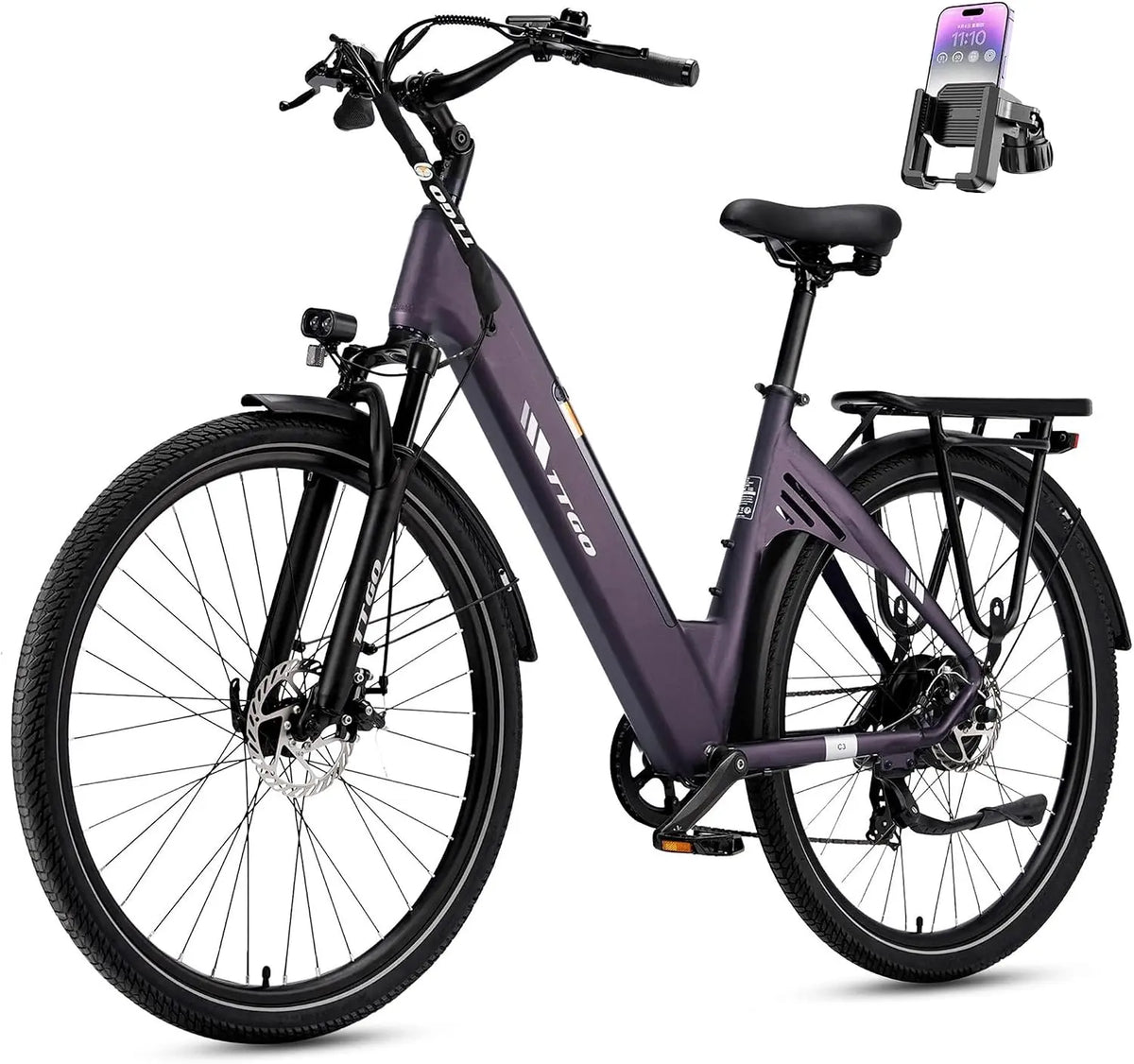 Ttgo vélo – électrique, 28 pouces, 36 V, 250 W, 18 Ah